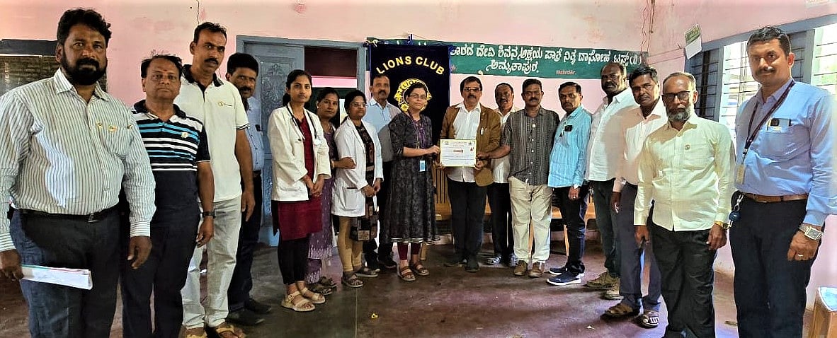 ತರೀಕೆರೆ: ಆರೋಗ್ಯ ತಪಾಸಣೆ, ರಕ್ತದಾನ ಶಿಬಿರ