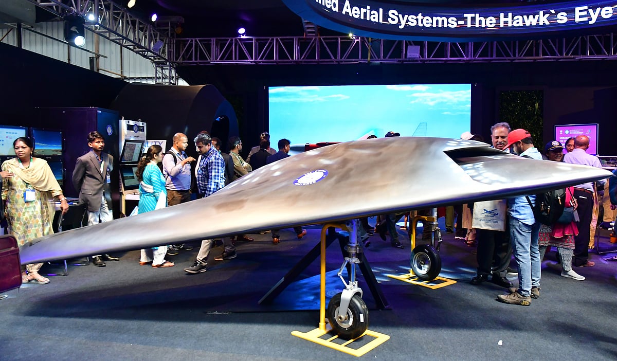 Aero India: ಗುರಿ ಧ್ವಂಸ ಮಾಡಬಲ್ಲ ಅಗೋಚರ ಯುಎವಿ