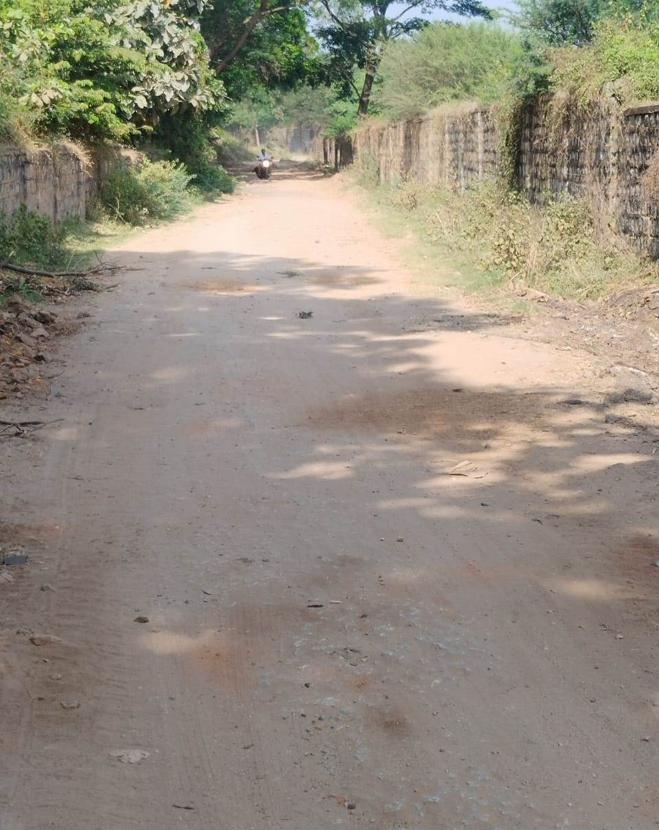 ಹರಿಹರದ ಜೋಡು ಬಸವೇಶ್ವರ ದೇವಸ್ಥಾನದ ರಸ್ತೆಯ ಮೊದಲಿನ ಸ್ಥಿತಿ 