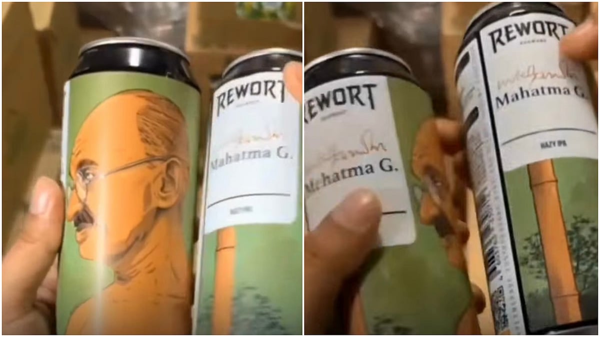 ರಷ್ಯಾದ ಬಿಯರ್‌ ಕ್ಯಾನ್‌ ಮೇಲೆ ಗಾಂಧೀಜಿ ಭಾವಚಿತ್ರ: ತೀವ್ರ ಖಂಡನೆ