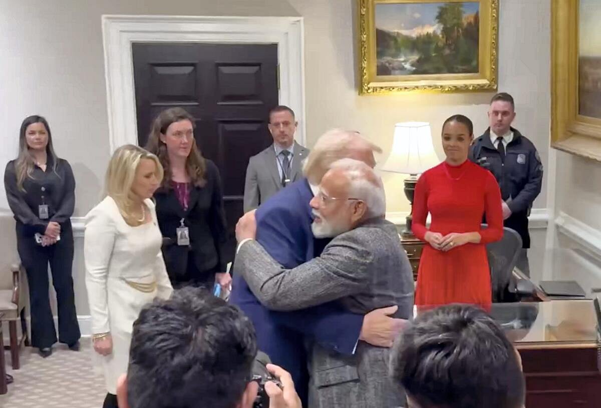 ಭಾರತ-ಅಮೆರಿಕ ಬಾಂಧವ್ಯ ವೃದ್ಧಿ: ಮೋದಿ-ಟ್ರಂಪ್ ಭೇಟಿ, ಮಾತುಕತೆ