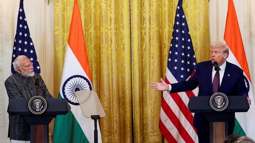 ಅಲ್ಪಸಂಖ್ಯಾತರ ಮೇಲಿನ ದೌರ್ಜನ್ಯ, ಮಾನವ ಹಕ್ಕು ಕುರಿತು ಉ‌ಲ್ಲೇಖಿಸದ ಟ್ರಂಪ್, ಮೋದಿ