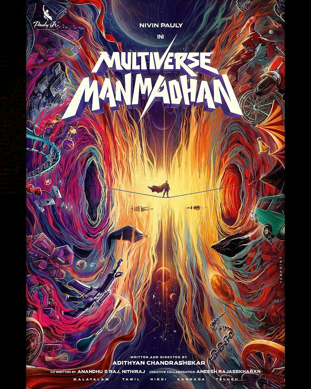 ಭಾರತದ ಮೊದಲ ಮಲ್ಟಿವರ್ಸ್ ಸೂಪರ್ ಹೀರೋ ಚಿತ್ರ 'ಮನ್ಮಧನ್'ನಲ್ಲಿ ನಿವಿನ್‌ ಪೋಳಿ 