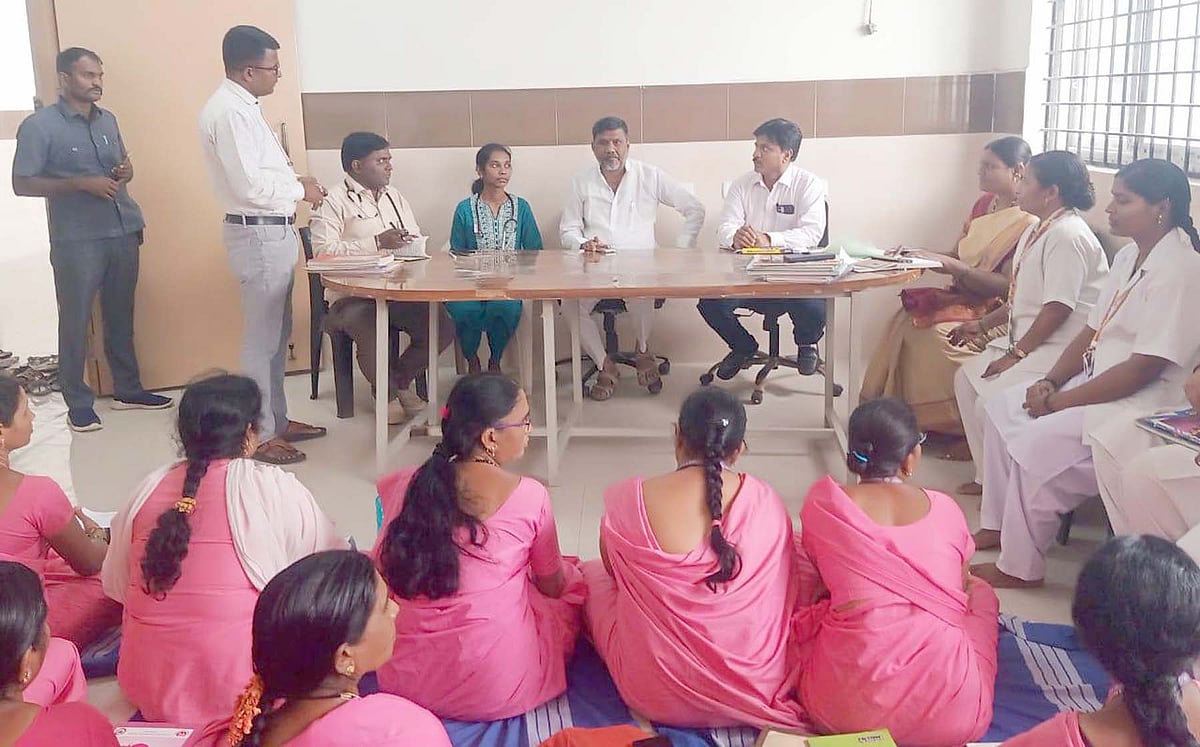 ಸಿಂಧನೂರು | ಶಾಸಕ ಆರ್.ಬಸನಗೌಡ ದಿಢೀರ್ ಭೇಟಿ: ವೈದ್ಯರೊಂದಿಗೆ ಚರ್ಚೆ