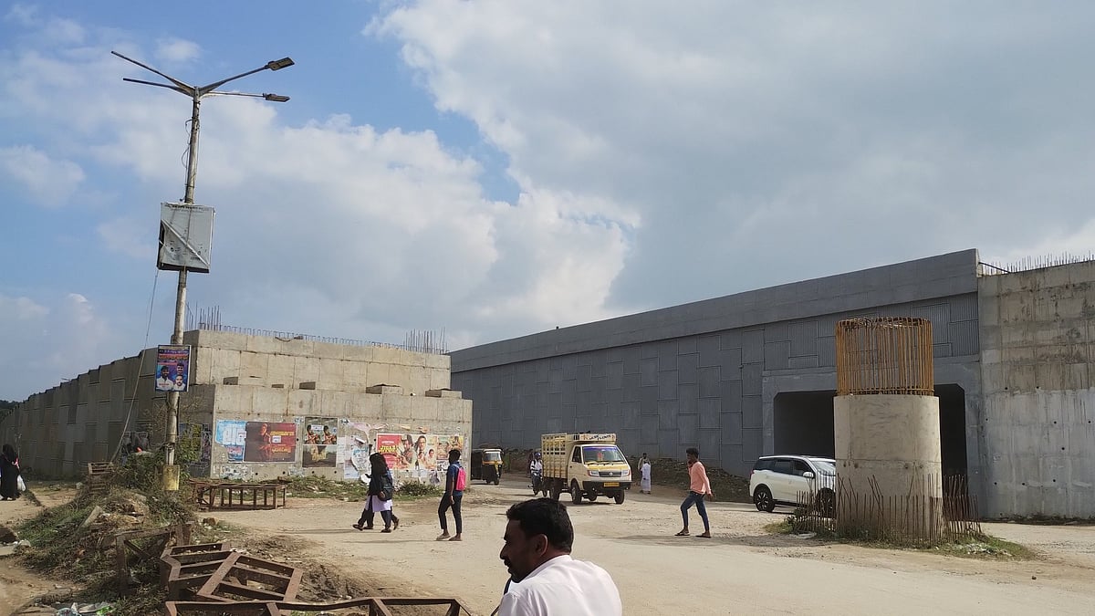 ಮುಗಿಯದ ಕಾಮಗಾರಿ: ಸ್ಮಾರಕದಂತಾದ ಹಾಸನ ರೈಲ್ವೆ ಮೇಲ್ಸೇತುವೆ