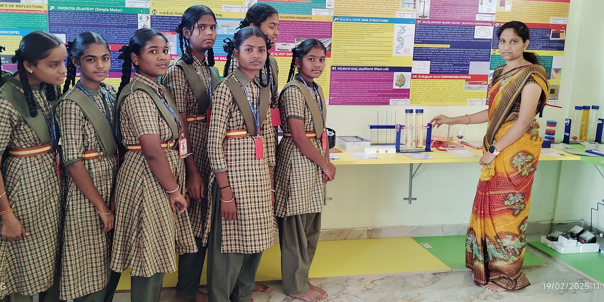 ಕವಿತಾಳ: ಪ್ರೌಢಶಾಲೆಯಲ್ಲಿ ಮಿನಿ ವಿಜ್ಞಾನ ಕೇಂದ್ರ