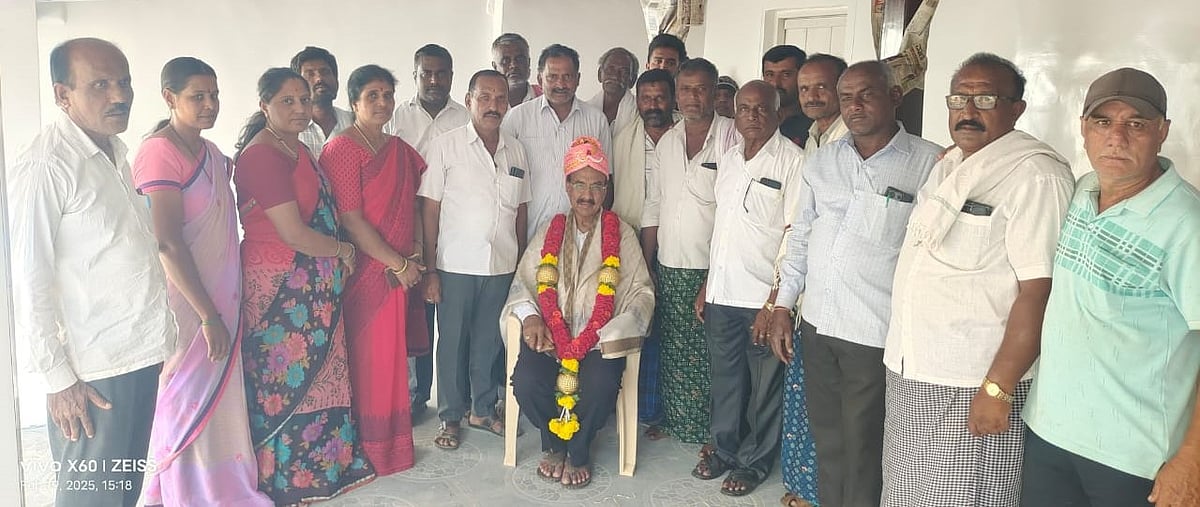 ದೊಡ್ಡಅರಸಿನಕೆರೆ ಪಂಚಾಯಿತಿ ಅಧ್ಯಕ್ಷರಾಗಿ ಕೆ.ಎನ್.ಶಿವಲಿಂಗಯ್ಯ ಆಯ್ಕೆ