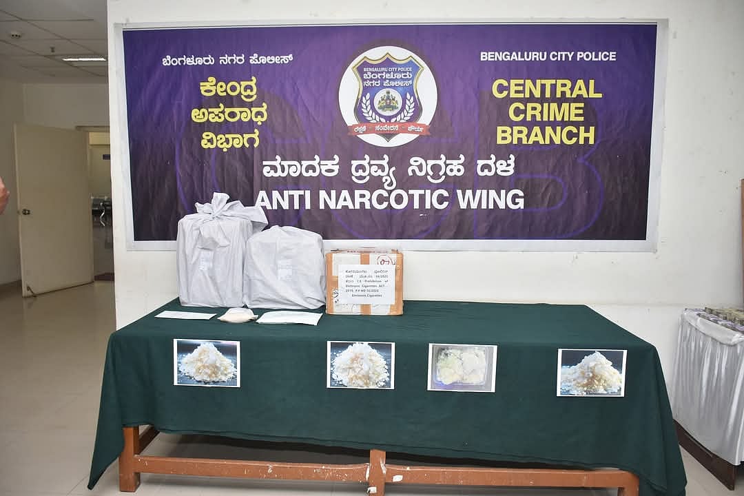 ಸಿಸಿಬಿಯ ಮಾದಕ ದ್ರವ್ಯ ನಿಗ್ರಹ ದಳದ ಕಾರ್ಯಾಚರಣೆ: ₹64 ಲಕ್ಷ ಮೌಲ್ಯದ ಡ್ರಗ್ಸ್‌ ವಶ