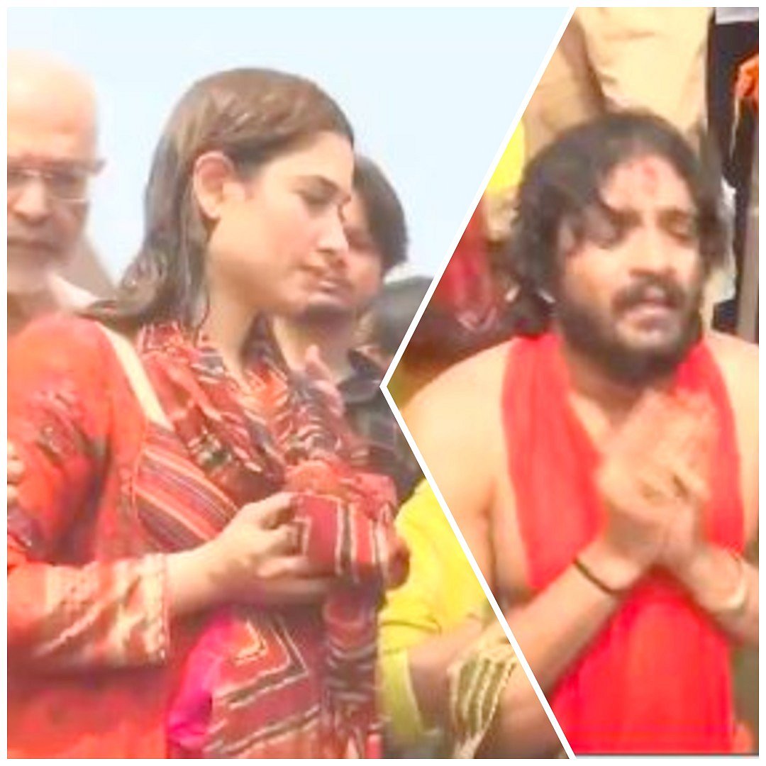 ಕುಂಭಮೇಳದಲ್ಲಿ ತಮನ್ನಾ ಪುಣ್ಯಸ್ನಾನ: ನಟ ವಶಿಷ್ಠ ಸಾಥ್; ಒಡೆಲಾ–2 ಟೀಸರ್ ಬಿಡುಗಡೆ