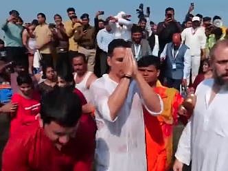 ಮಹಾಕುಂಭ ಮೇಳದಲ್ಲಿ ಕೈಗೊಂಡ ವ್ಯವಸ್ಥೆಗಳ ಬಗ್ಗೆ ಹಾಡಿ ಹೊಗಳಿದ ನಟ ಅಕ್ಷಯ್ ಕುಮಾರ್