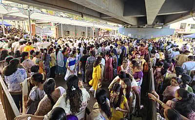 ಕಪಿಲೇಶ್ವರ ಮಂದಿರದಲ್ಲಿ ದರ್ಶನ ಪಡೆಯಲು ಭಕ್ತರ ದಂಡು