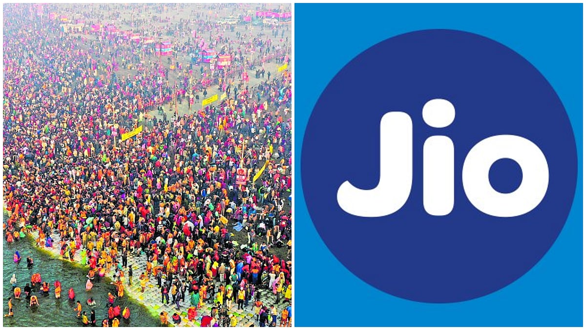 ಕುಂಭಮೇಳದಲ್ಲಿ ಮೊಬೈಲ್‌ ನೆಟ್‌ವರ್ಕ್ ಬಳಕೆಯ ಸಿಂಹಪಾಲು ನಮ್ಮದೇ: ಜಿಯೊ