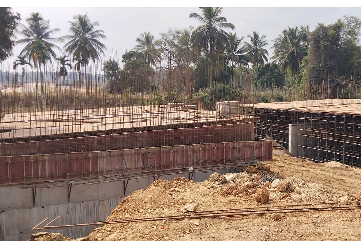 ಚನ್ನಗಿರಿ: ನಿಧಾನಗತಿಯಲ್ಲಿ ಸಾಗಿದ ಫ್ಲೈ ಓವರ್ ನಿರ್ಮಾಣ ಕಾಮಗಾರಿ