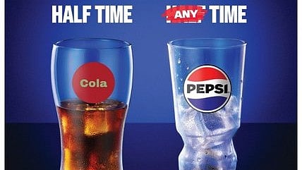 Pepsico vs Coca Cola: ಹಾಫ್‌ ಟೈಂ- ಎನಿ ಟೈಂ ಜಾಹೀರಾತು ಜಟಾಪಟಿ