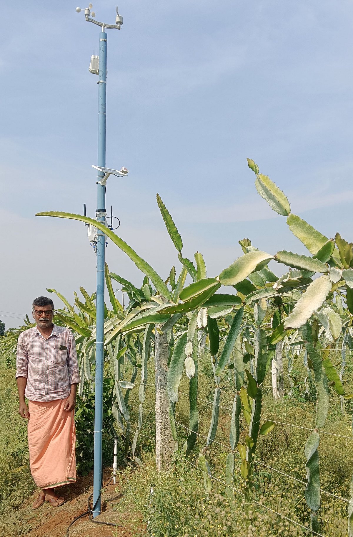 ಸಂತೇಬೆನ್ನೂರು: ಬಹೂಪಯೋಗಿ ಸ್ವಯಂ ಚಾಲಿತ ಹವಾಮಾನ ಘಟಕ