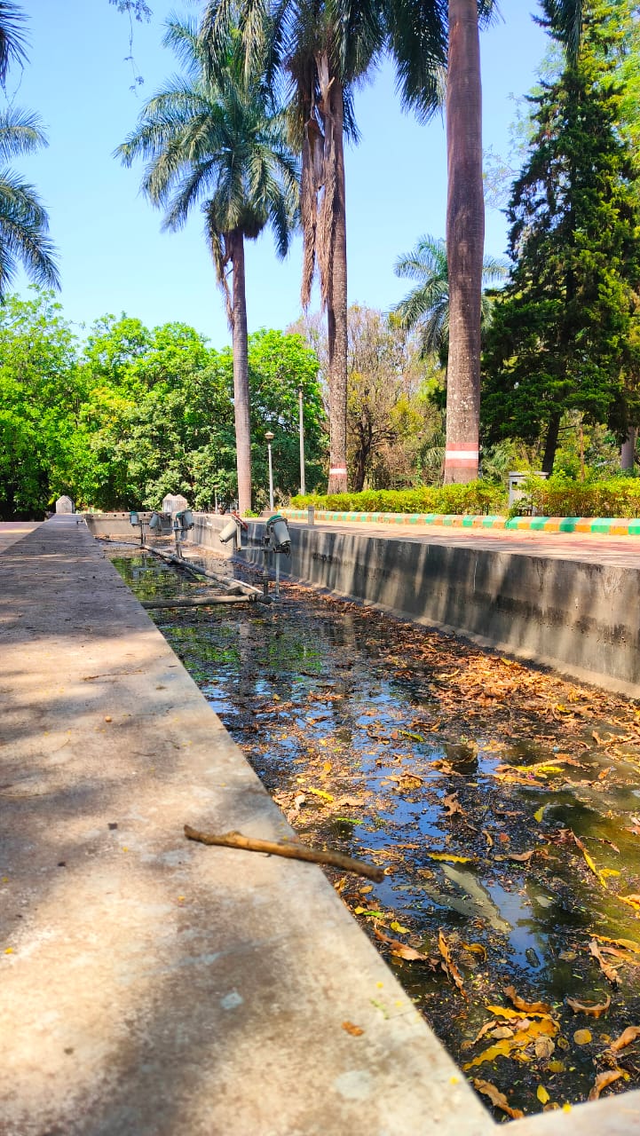 ಉಪವನದಲ್ಲಿನ ವಾಟರ್ ಶೋ ಆವರಣ ಹಾಳಾಗಿರುವುದು