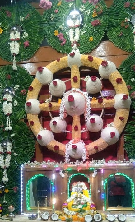 ಕುಂದಗೋಳ: ವಿಶಿಷ್ಟ ಅಕ್ಕಿ ಬೆಳೆ ಪೂಜೆ ಆಚರಣೆ