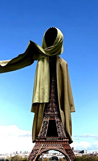 ಐಫೆಲ್‌ ಟವರ್‌ಗೆ ಹಿಜಾಬ್‌: ಫ್ರಾನ್ಸ್‌ನಲ್ಲಿ ಮತ್ತೆ ಸದ್ದು ಮಾಡಿದ ಹಿಜಾಬ್ ವಿವಾದ