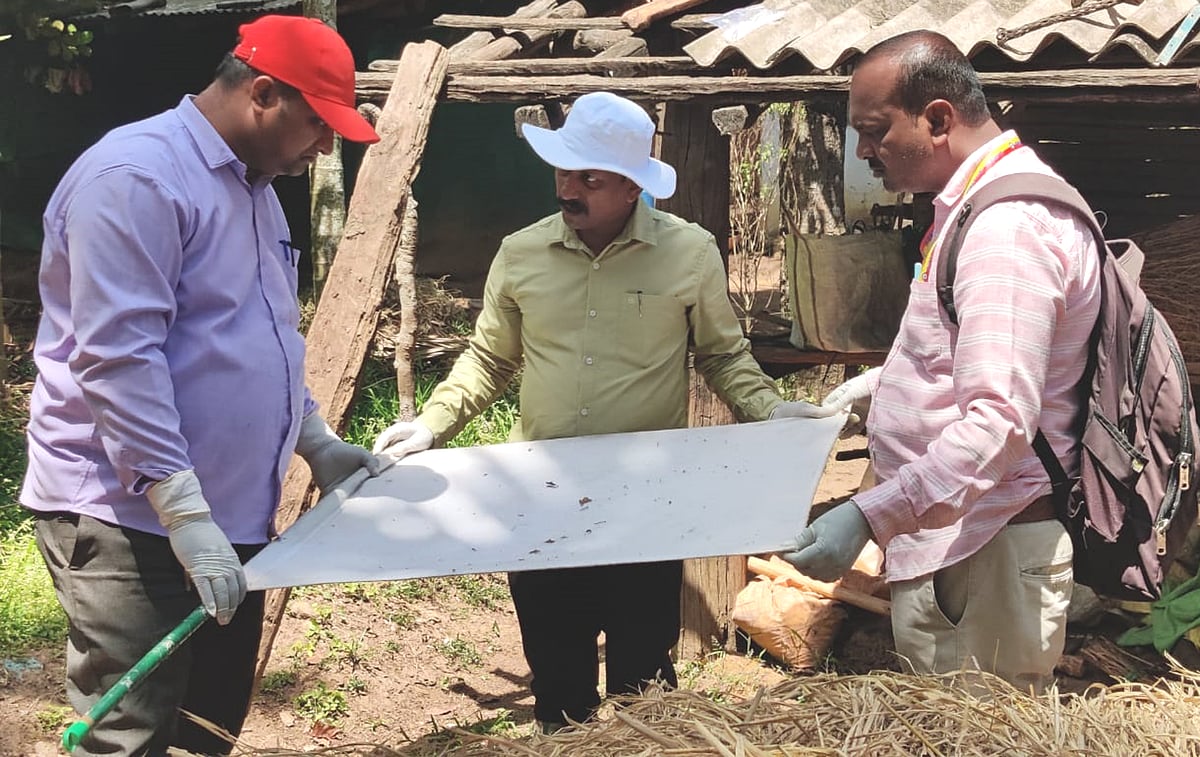 ನರಸಿಂಹರಾಜಪುರ: ಮಂಗನ ಕಾಯಿಲೆ ಪೀಡಿತ ಪ್ರದೇಶಕ್ಕೆ ಅಧಿಕಾರಿಗಳ ತಂಡ ಭೇಟಿ 