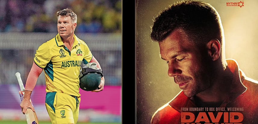 ಟಾಲಿವುಡ್‌ಗೆ ಎಂಟ್ರಿ ಕೊಟ್ಟ ಕ್ರಿಕೆಟಿಗ ಡೇವಿಡ್‌ ವಾರ್ನರ್‌: ಪೋಸ್ಟರ್ ಬಿಡುಗಡೆ