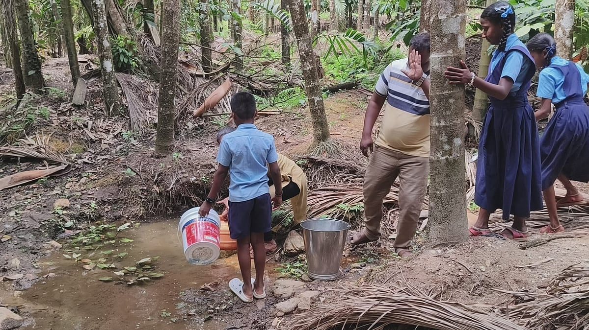 ಕಳಸ: ಕಳಕೋಡು ಶಾಲೆಗೆ ನೀರಿನ ಕೊರತೆ