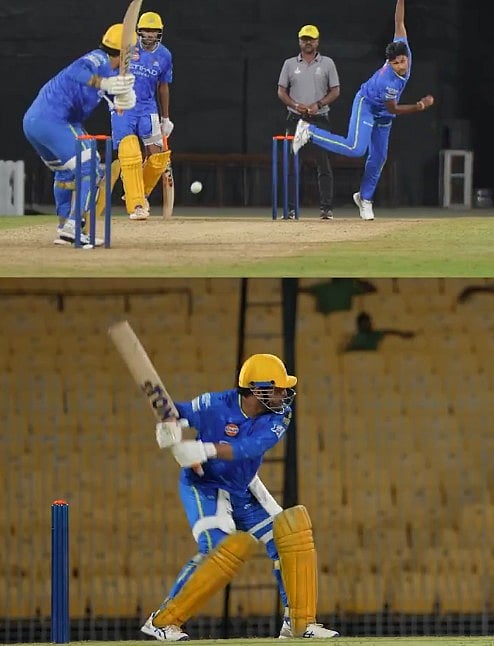 IPL 2025: ವಿಶಿಷ್ಟ 'ಹೆಲಿಕಾಪ್ಟರ್' ಹೊಡೆತದ ಮೂಲಕ ಗಮನ ಸೆಳೆದ ಧೋನಿ