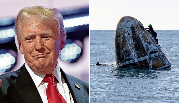 ನುಡಿದಂತೆ ನಡೆದಿದ್ದೇವೆ: ಭೂಮಿಗೆ ಮರಳಿದ ಸುನಿತಾ, ಬುಚ್‌ಗೆ ಟ್ರಂಪ್ ಸ್ವಾಗತ