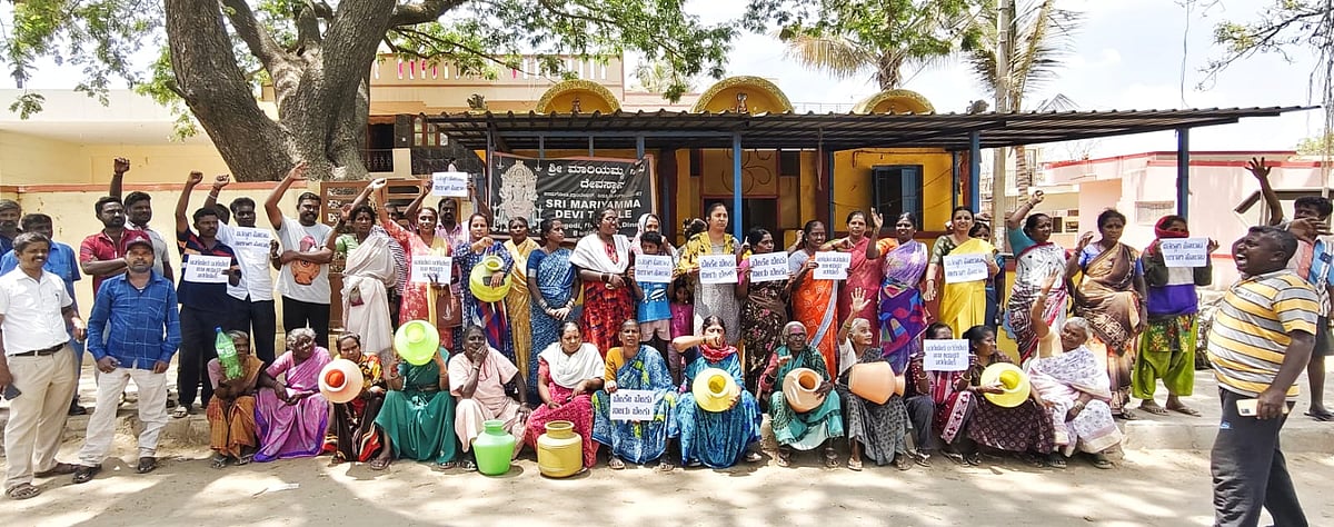 ಕೆ.ಆರ್.ಪುರ: ನೀರಿಗಾಗಿ ಮಹಿಳೆಯರ ಪ್ರತಿಭಟನೆ