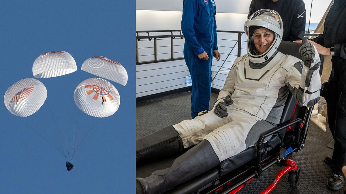 ಸುನಿತಾ ವಿಲಿಯಮ್ಸ್, ಬುಚ್‌ ಬಂದಿಳಿದ ಕ್ಷಣ ಹೇಗಿತ್ತು?: ವಿಡಿಯೊ ನೋಡಿ