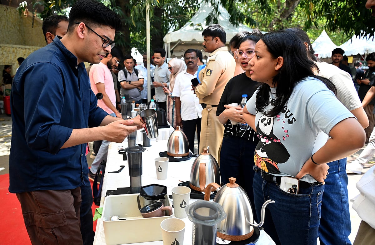 ಸ್ವಾತಂತ್ರ್ಯ ಉದ್ಯಾನ ಆವರಿಸಿದ ಕಾಫಿ ಘಮ