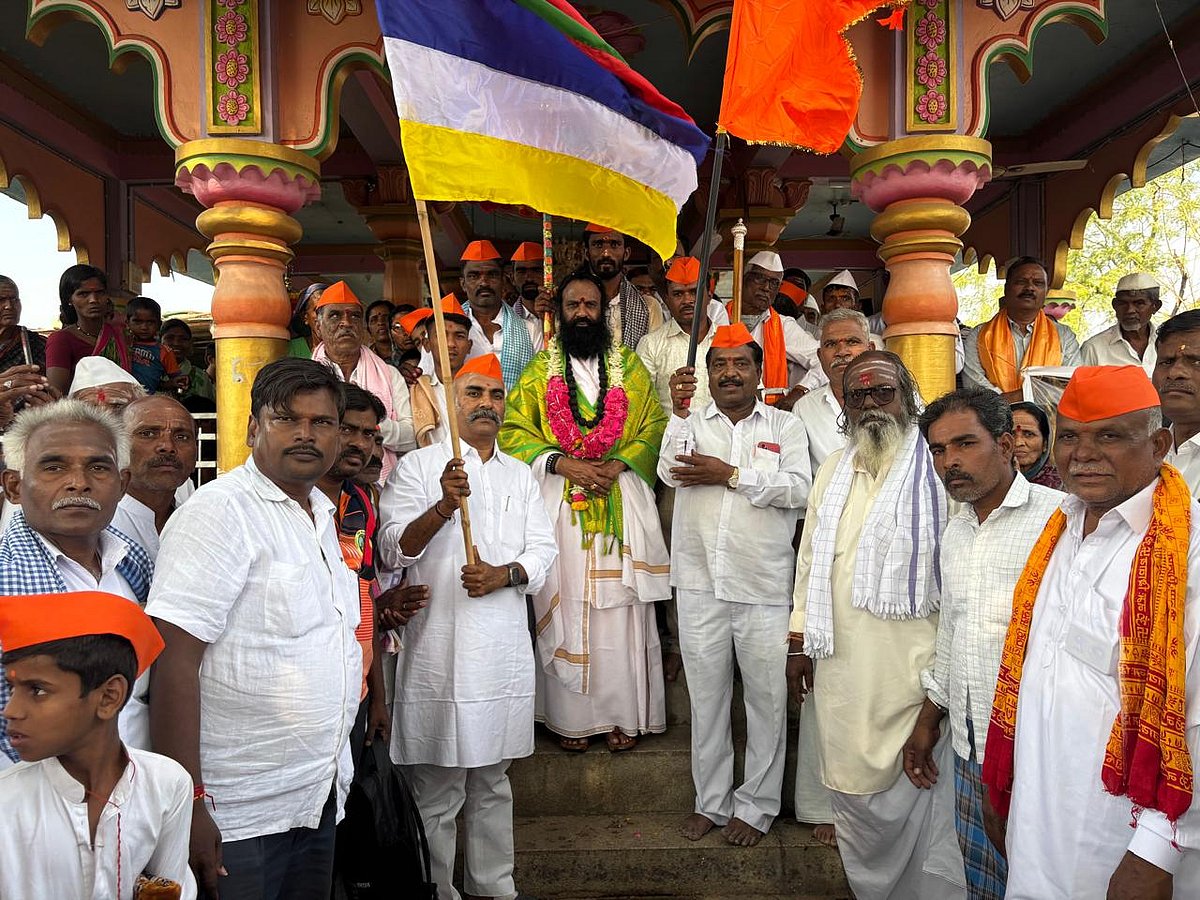 ಶಖಾಪುರ ಶ್ರೀಗಳ ಪಾದಯಾತ್ರೆ ಆರಂಭ