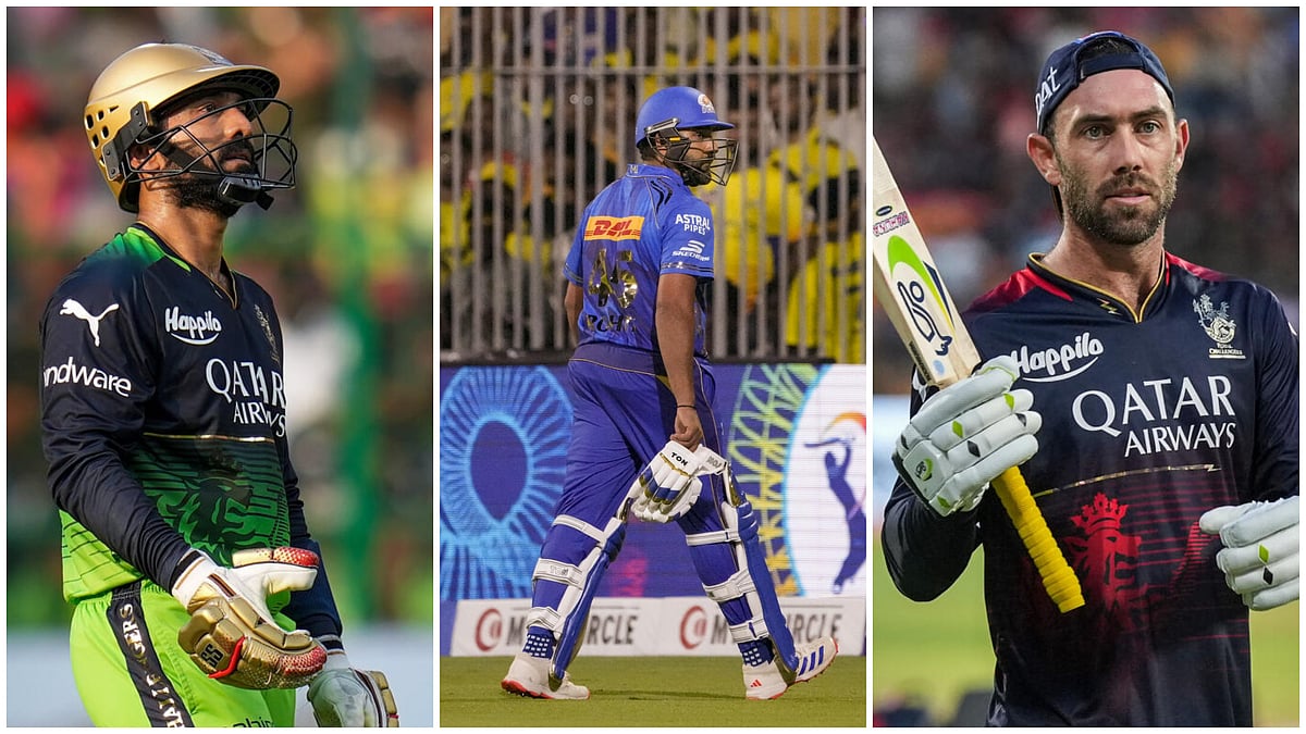 IPL 2025 | ಹೆಚ್ಚು ಸಲ '0': ಡಿಕೆ, ಮ್ಯಾಕ್ಸ್‌ವೆಲ್ ದಾಖಲೆ ಸರಿಗಟ್ಟಿದ ರೋಹಿತ್