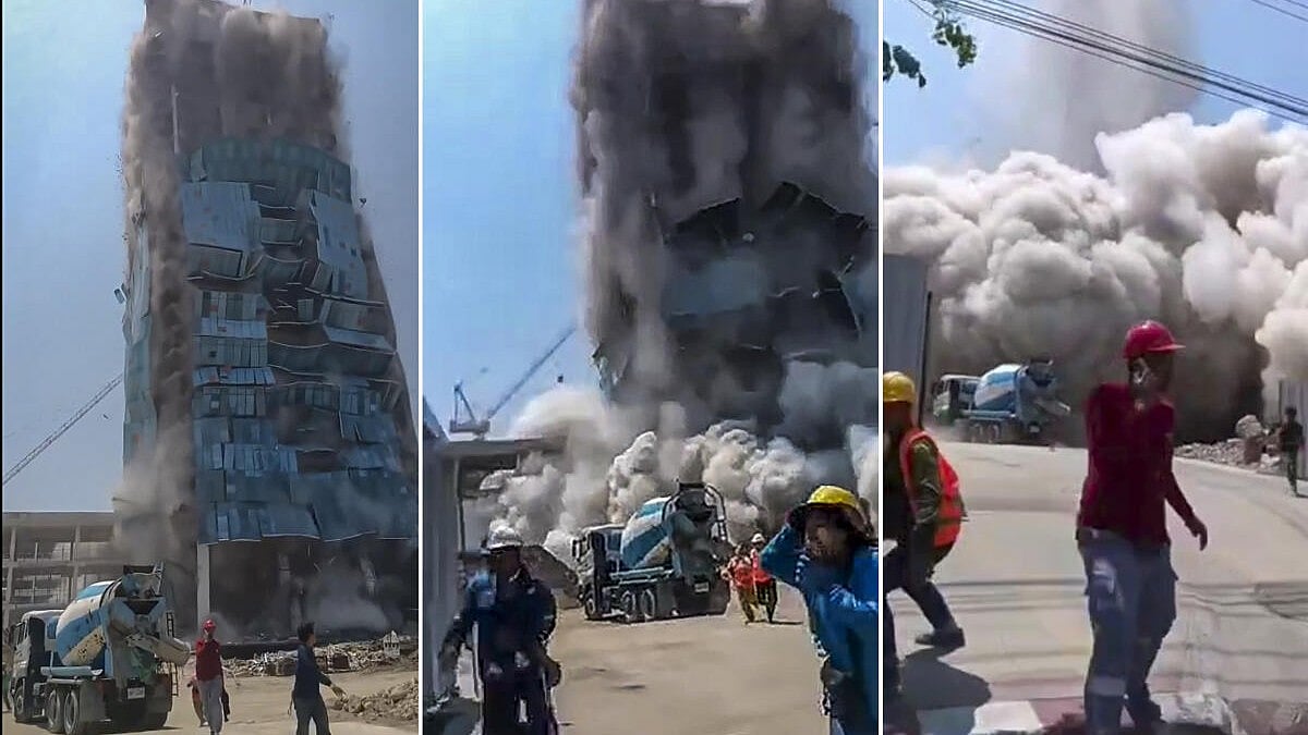 Bangkok Earthquake Video: ಮ್ಯಾನ್ಮಾರ್, ಥಾಯ್ಲೆಂಡ್‌ನ ಭೀಕರ ಭೂಕಂಪದ ದೃಶ್ಯಗಳು