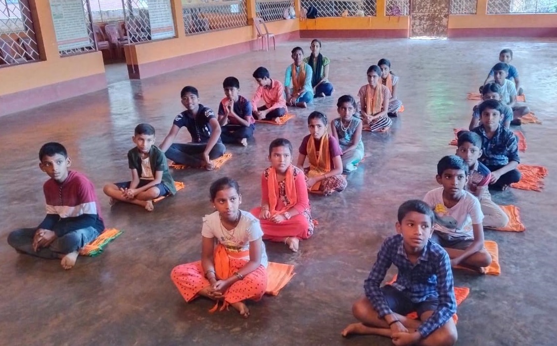 ರಾಮನವಮಿ ಅಂಗವಾಗಿ ಸನಾತನ ಸಂಸ್ಥೆ ಆಯೋಜಿಸಿದ್ದ ಬಾಲಸಂಸ್ಕಾರ ವರ್ಗದಲ್ಲಿ ಪಾಲ್ಗೊಂಡಿದ್ದ ಮಕ್ಕಳು