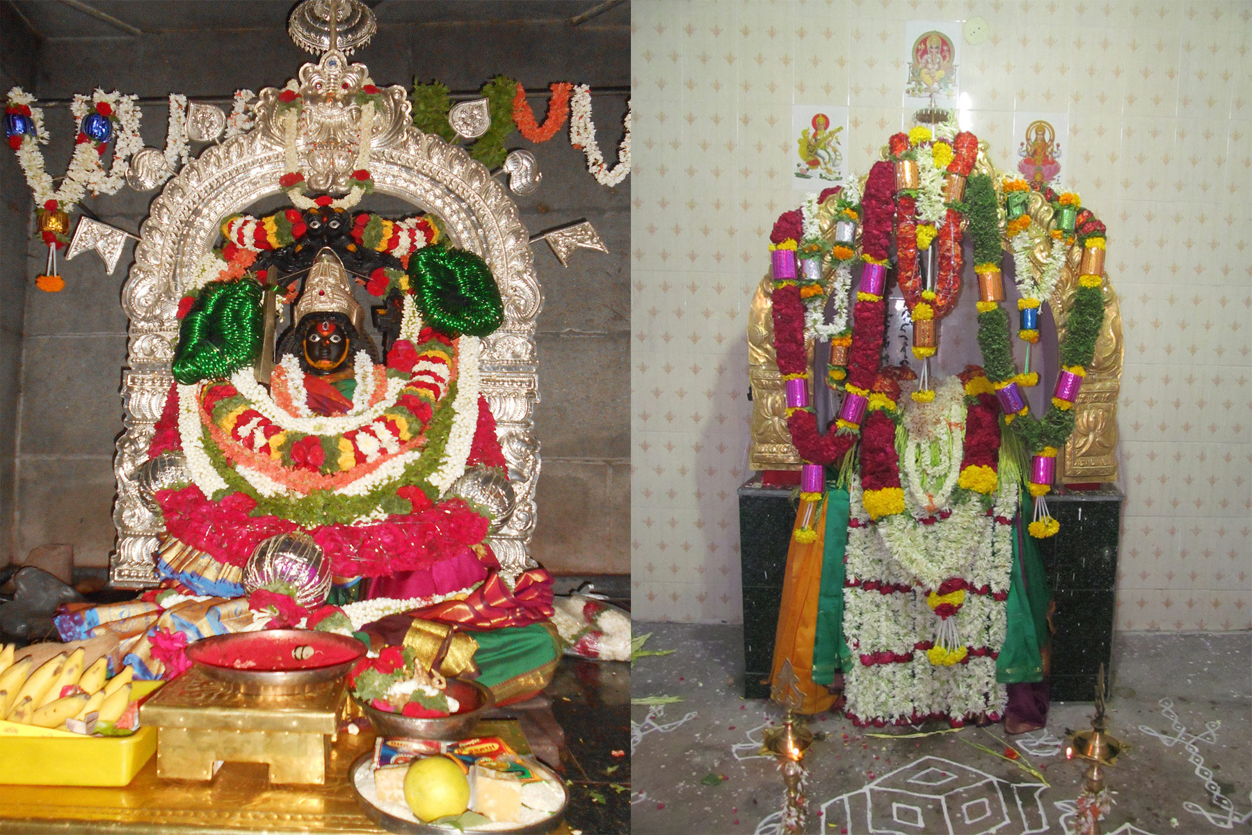 ಹಿರೀಸಾವೆಯ ಚೌಡೇಶ್ವರಿ ದೇವಿ ಮತ್ತು ಹೆಬ್ಬಾರಮ್ಮ