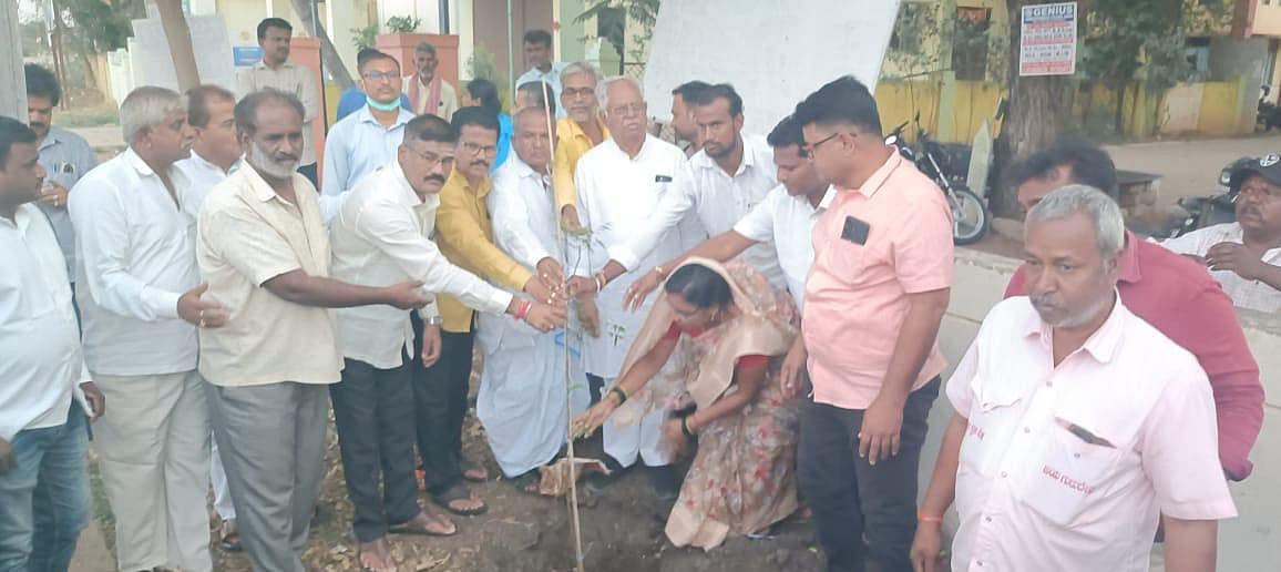 ರೋಣ: 2ಸಾವಿರ ಸಸಿ ನೆಟ್ಟು ಜನ್ಮ ದಿನ ಆಚರಣೆ