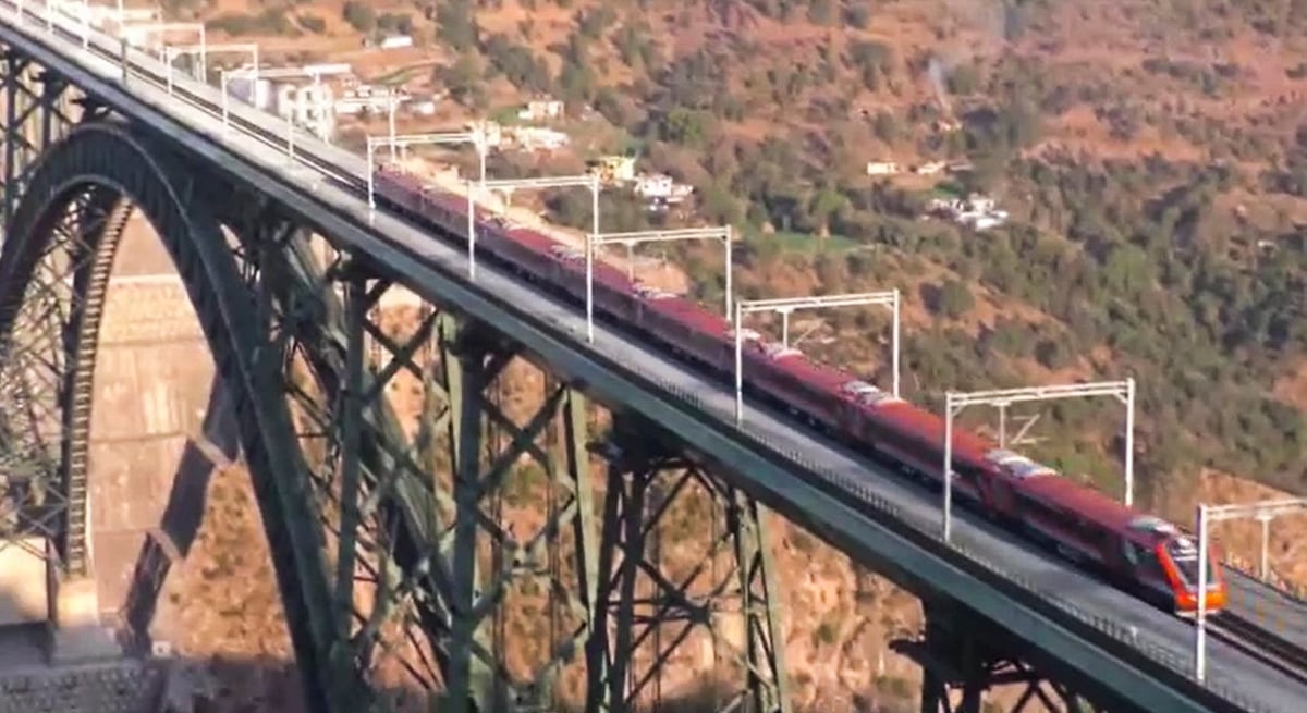 Chenab Rail Bridge: 19ರಿಂದ ಕಟ್ರಾ–ಶ್ರೀನಗರ ರೈಲು ಸಂಚಾರ
