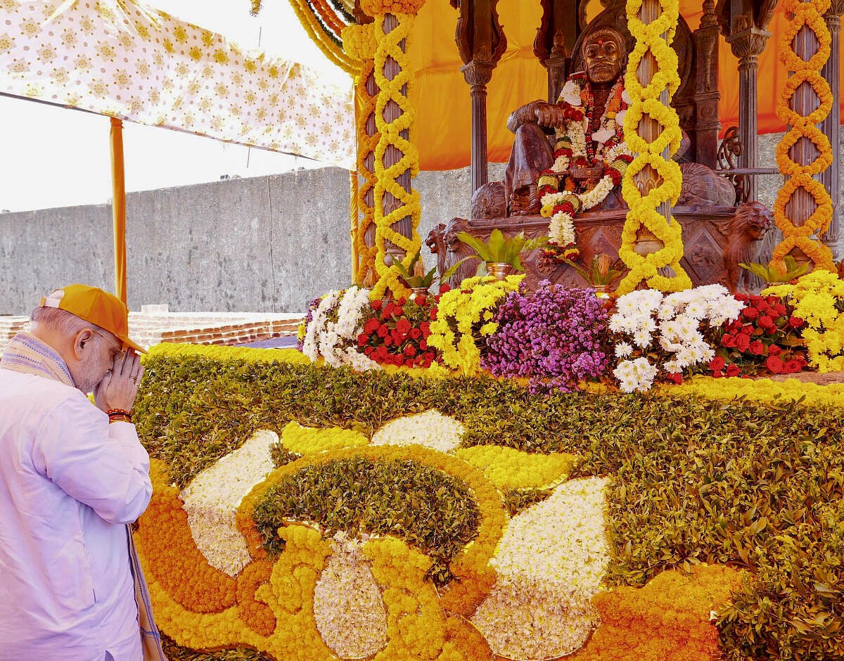 Shivaji Maharaj Tribute | ಮೊಘಲ್‌ ಶಾಹಿ ಮಣಿಸಿದ ಶಿವಾಜಿ: ಅಮಿತ್‌ ಶಾ