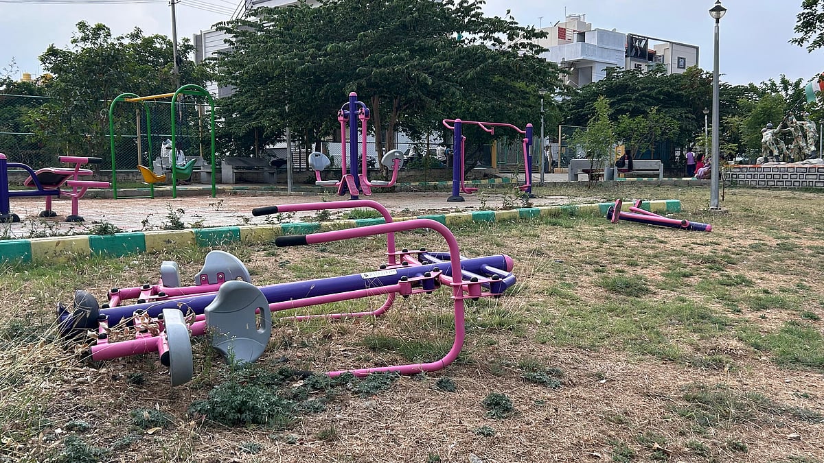 ಚಿತ್ರದುರ್ಗ: ಜಿಲ್ಲೆಯ ಸೌಂದರ್ಯಕ್ಕೆ ಉದ್ಯಾನವೇ ಕಪ್ಪುಚುಕ್ಕೆ...!