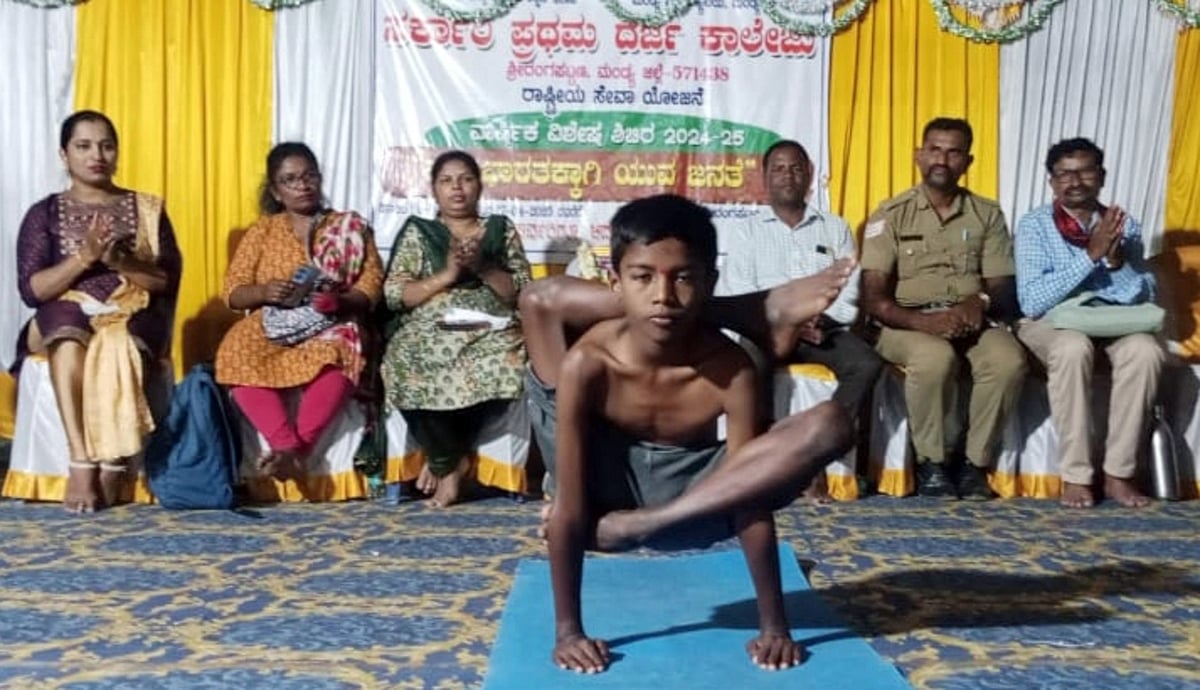 ‘ಪ್ರತಿಭೆ ಪ್ರದರ್ಶನಕ್ಕೆ ಎನ್‌ಎಸ್‌ಎಸ್‌ ಶಿಬಿರ ವೇದಿಕೆ’