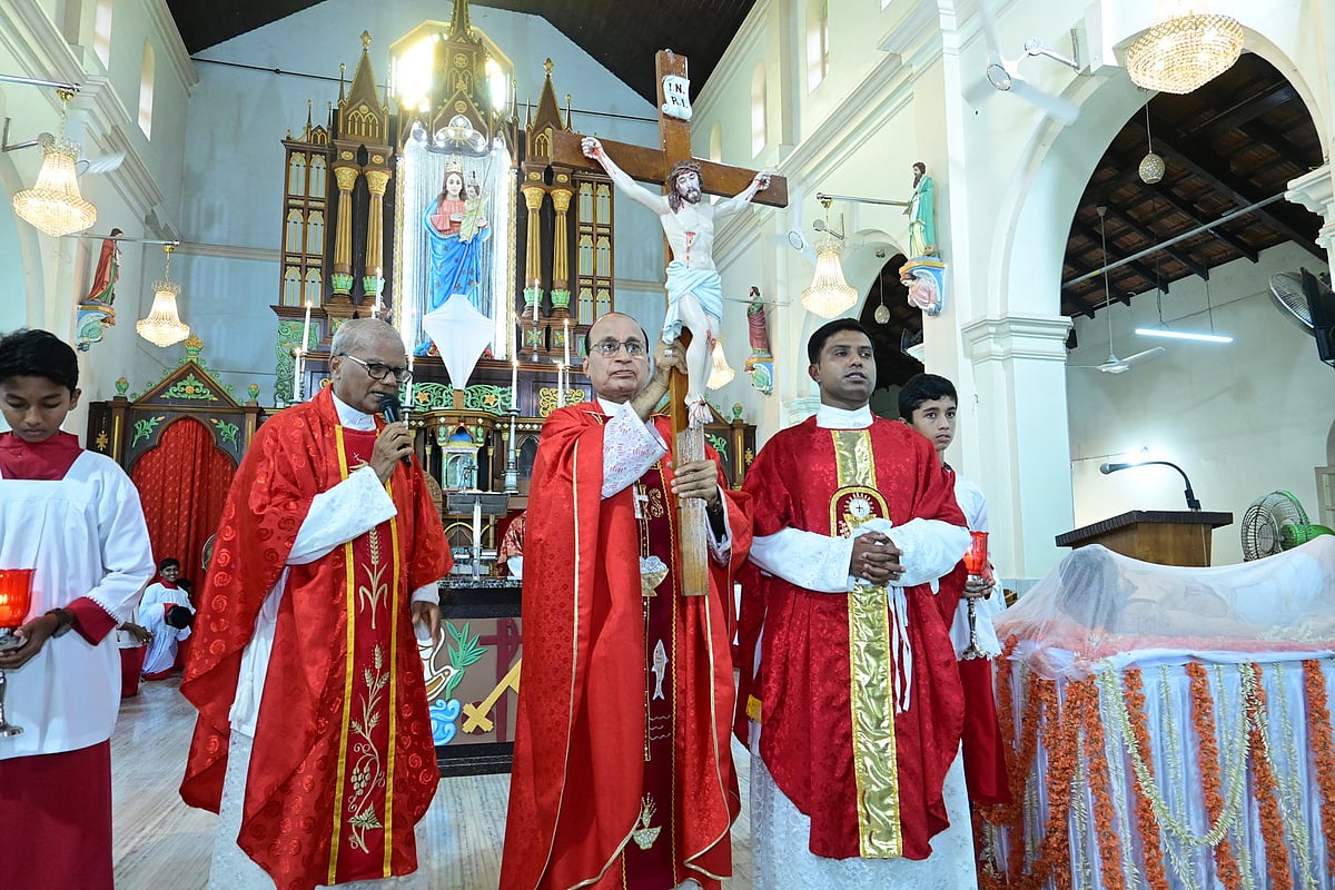 ಉಡುಪಿ | ಗುಡ್ ಫ್ರೈಡೆ: ಚರ್ಚ್‌ಗಳಲ್ಲಿ ಧ್ಯಾನ, ಪ್ರಾರ್ಥನೆ