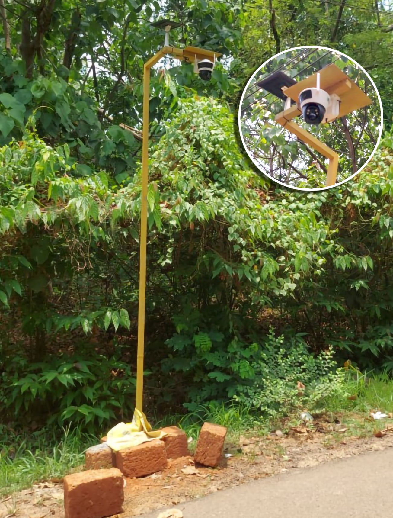 ನಾಗರಿಕರೇ ಅಳವಡಿಸಿದ ಸಿಸಿಟಿವಿ ಕ್ಯಾಮೆರಾ