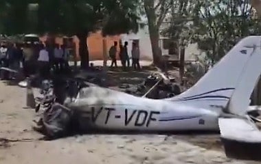 ಗುಜರಾತ್‌ನ ಅಮ್ರೇಲಿಯಲ್ಲಿ ಖಾಸಗಿ ತರಬೇತಿ ವಿಮಾನ ಪತನ: ಪೈಲಟ್ ಸಾವು