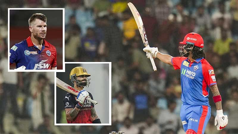 IPL 2025 | 5,000 ರನ್: ಕೊಹ್ಲಿ, ವಾರ್ನರ್ ದಾಖಲೆ ಮುರಿದ ರಾಹುಲ್