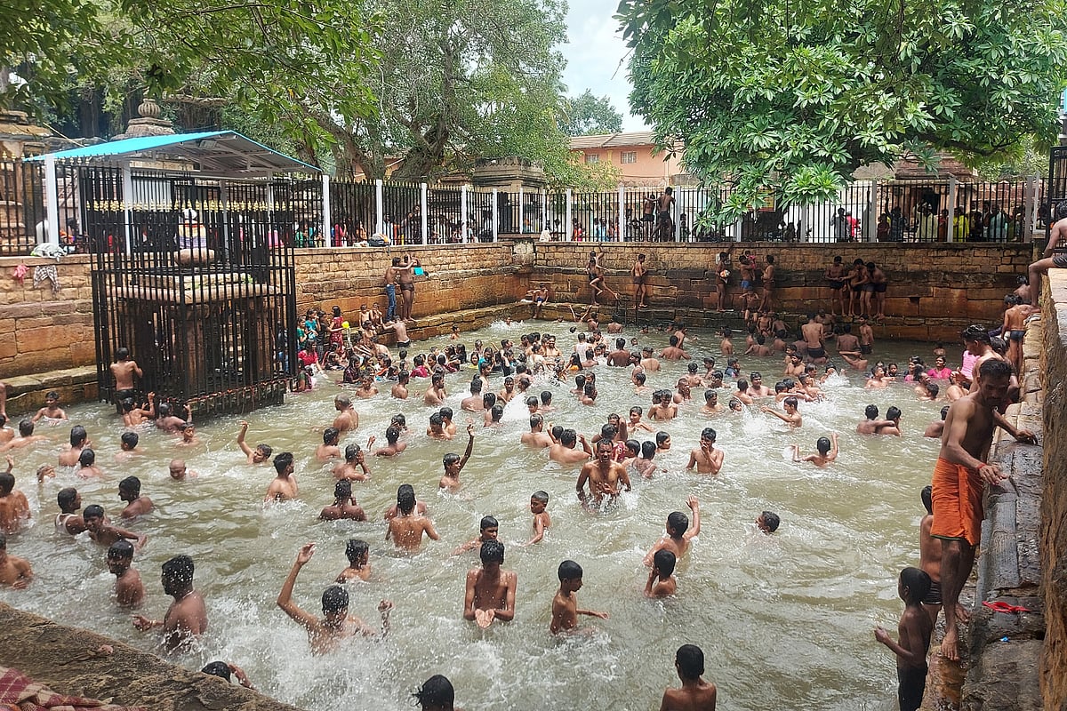 ಬಾದಾಮಿ: ಸಾವಿರಾರು ವರ್ಷಗಳಿಂದ ಬತ್ತದ ಪುಷ್ಕರಣಿ