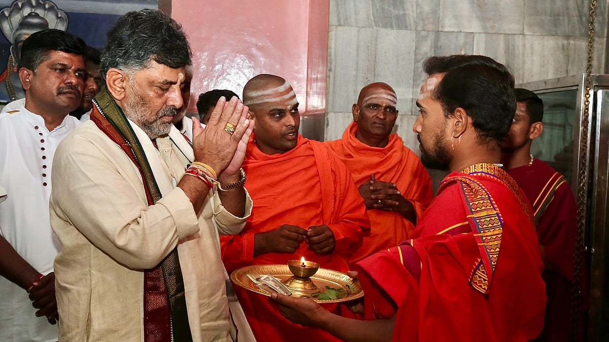 ಧಾರ್ಮಿಕ ಕ್ಷೇತ್ರಗಳನ್ನು ಅಭಿವೃದ್ಧಿಪಡಿಸಿದ್ದು ಕಾಂಗ್ರೆಸ್ ಸರ್ಕಾರವಷ್ಟೇ: ಡಿಕೆಶಿ