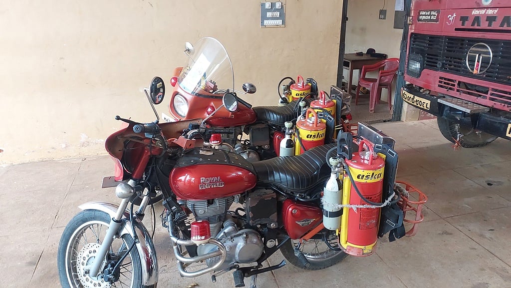 ಸೊರಬ: ‘ಅಗ್ನಿಶಾಮಕ’ ವಾಹನವೇ ಇಲ್ಲ!