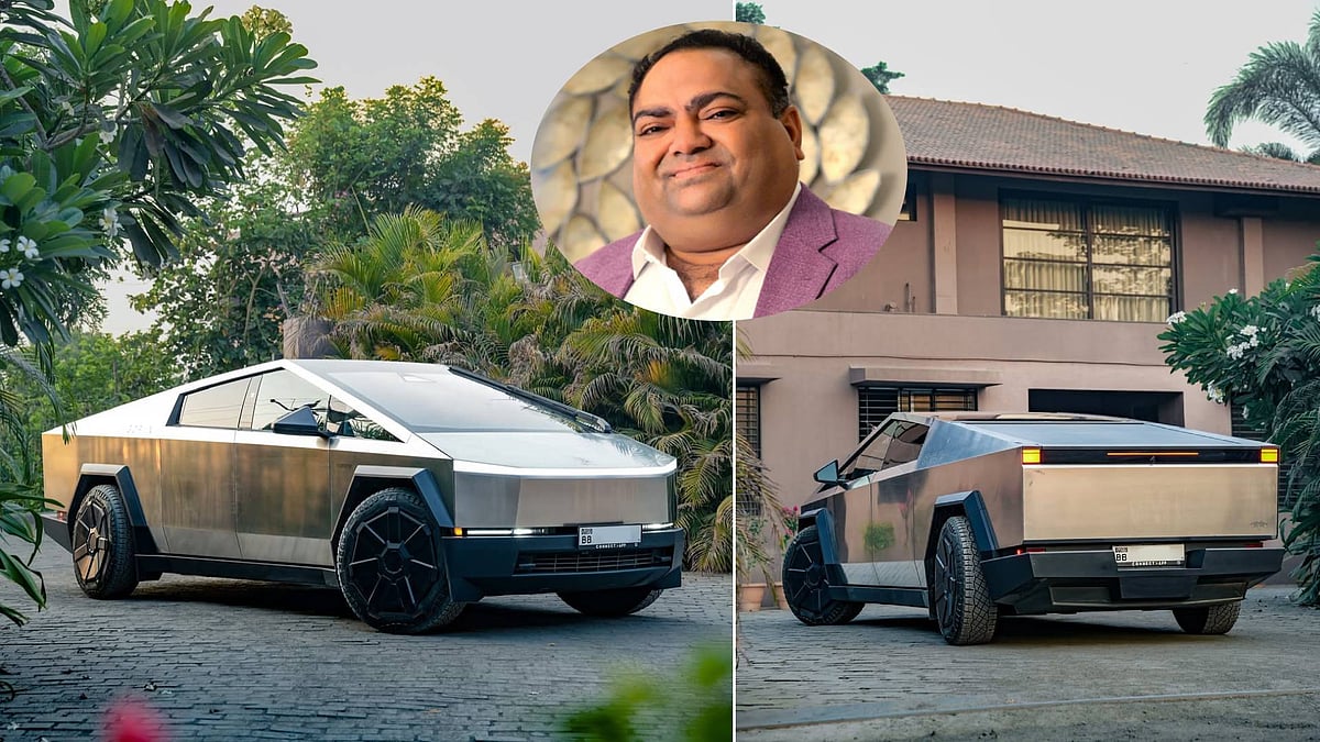 ಭಾರತಕ್ಕೆ ಟೆಸ್ಲಾದ ದುಬಾರಿ ಬೆಲೆಯ ‘ಸೈಬರ್‌ಟ್ರಕ್‌’ ಕಾರು ತಂದ ಸೂರತ್‌ನ ಉದ್ಯಮಿ