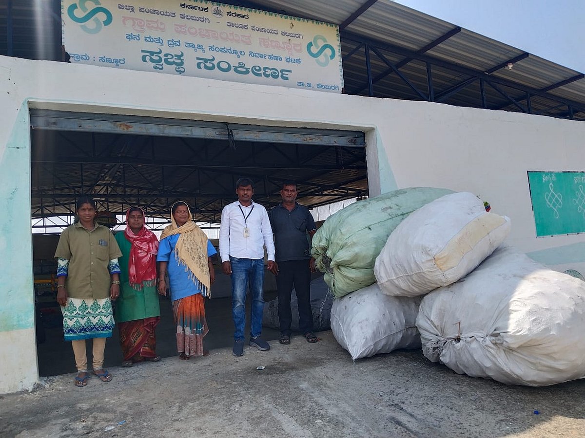 ಕಲಬುರಗಿ: ಕಸದಿಂದ ಗ್ರಾ.ಪಂ.ಗೆ ₹ 2.73 ಲಕ್ಷ ವರಮಾನ