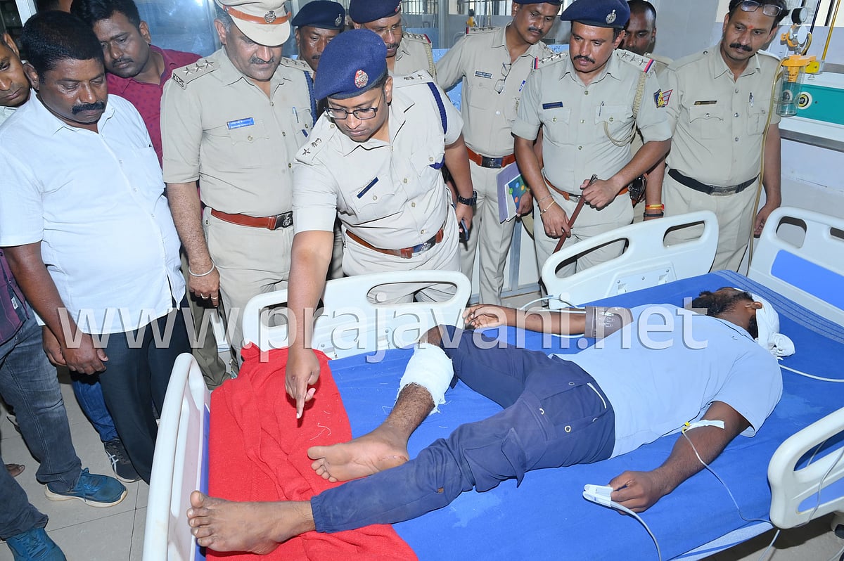 ಡಕಾಯಿತಿ ಪ್ರಕರಣ | ಹೆಡ್‌ ಕಾನ್‌ಸ್ಟೆಬಲ್‌ಗೆ ಇರಿತ; ಆರೋಪಿ ಕಾಲಿಗೆ ಗುಂಡೇಟು